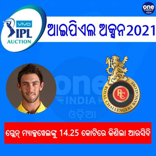 ଆରସିବି ଗଲେ ମ୍ୟାକ୍ସୱେଲ