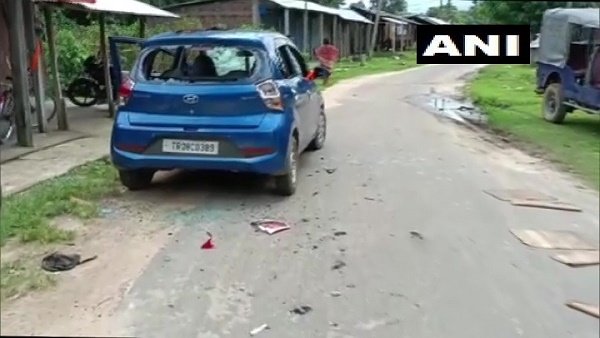 TMC -attacked-Tripura TMC -attacked-Tripura
